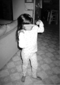Toddler luchadora